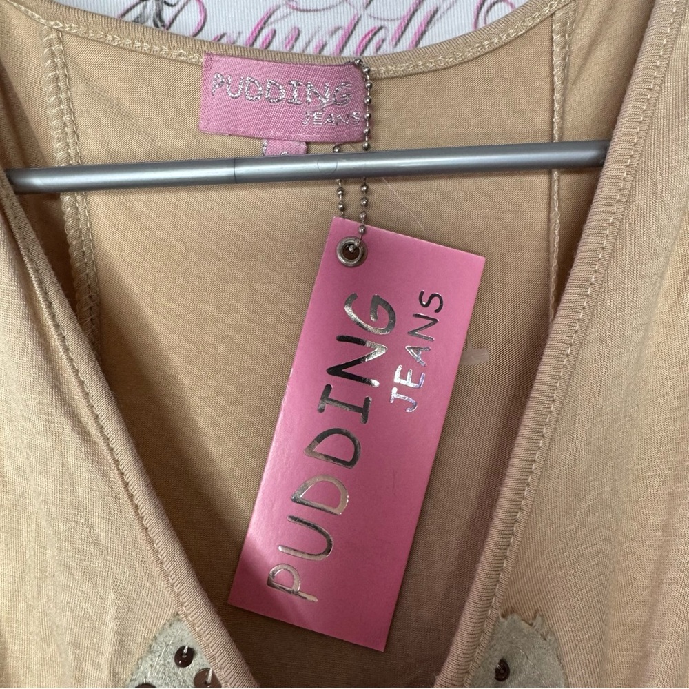 Tan Women's Tank Top - Picture 3 of 11